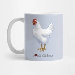 I Heart (Love) My Chickens Mug